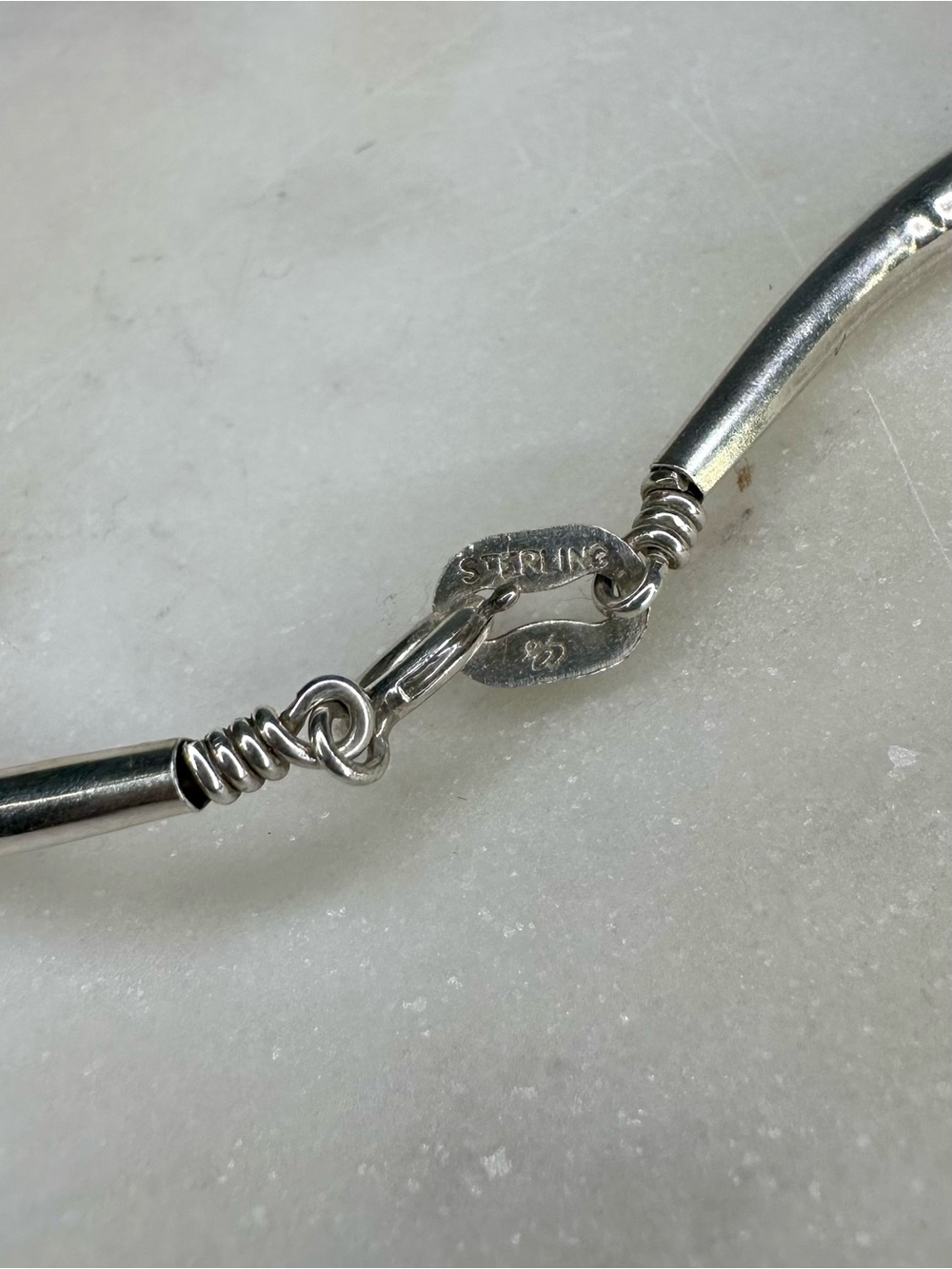 Carolyn Pollack Sterling Silver Liquid Fetish Bear Turquoise 23 Strand Necklace - Picture 8 of 10